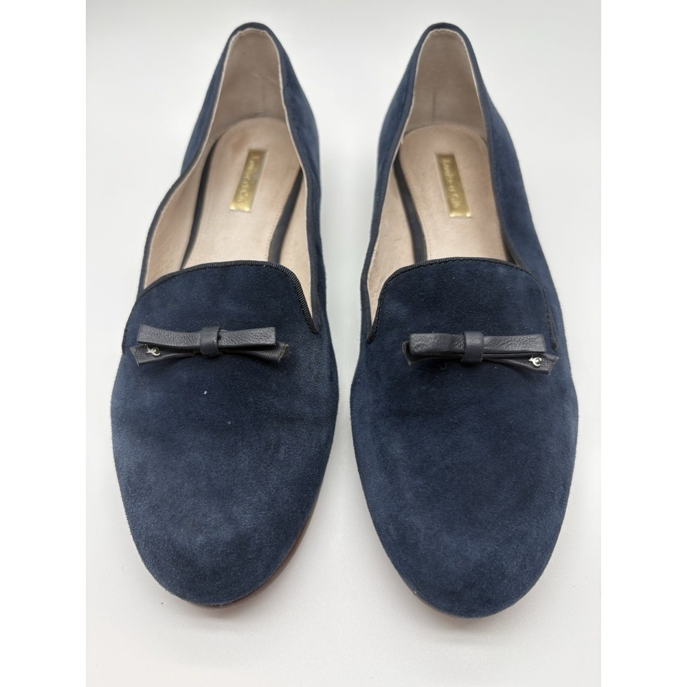 Louise et Cie Anniston Blue Suede Leather Loafers, 8M, Classic